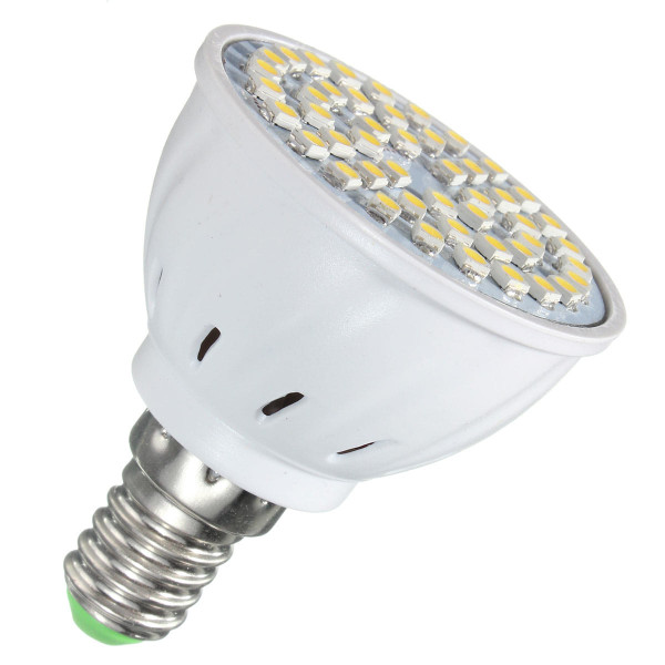 ZX E27 E14 GU10 MR16 LED 4W 48 SMD 3528 LED Pure White Warm White Spot Lightt Lamp Bulb AC110V AC22 C122-1076565