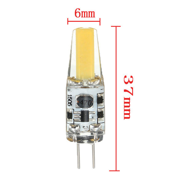 G4 2W COB Filament LED Spot Lightt Bulb Lamp Warm/Pure White AC/DC 10-20V C122-991154