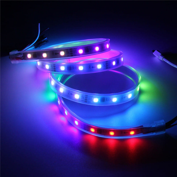 WS2811 1M LED Strip 48 SMD 5050 RGB Dream Color waterproof IP65 DC 12V C122-1037828
