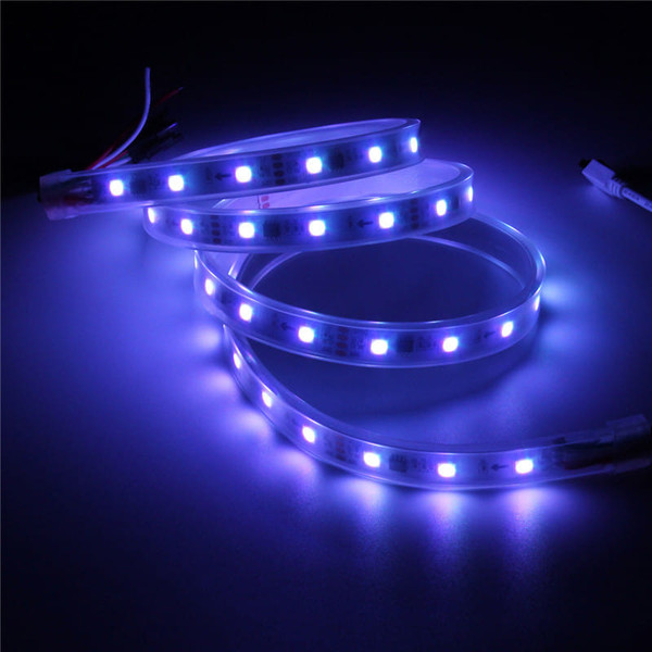 WS2811 1M LED Strip 48 SMD 5050 RGB Dream Color waterproof IP65 DC 12V C122-1037828