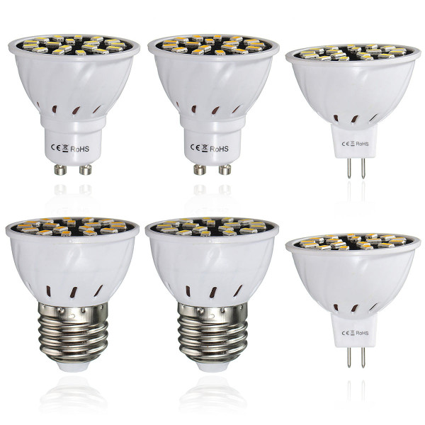MR16 E27 GU10 LED Light Bulbs 5733 SMD 18 320LM Pure White Warm White Spot Lightt AC220V 3W C122-1097513