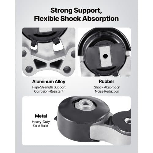  Engine and Transmission Motor Mount Kit Replacement, Set of 3, Compatible with 20072014 Ford Edge  E415-FDJMDZJ3JTPNEUVV7001V0