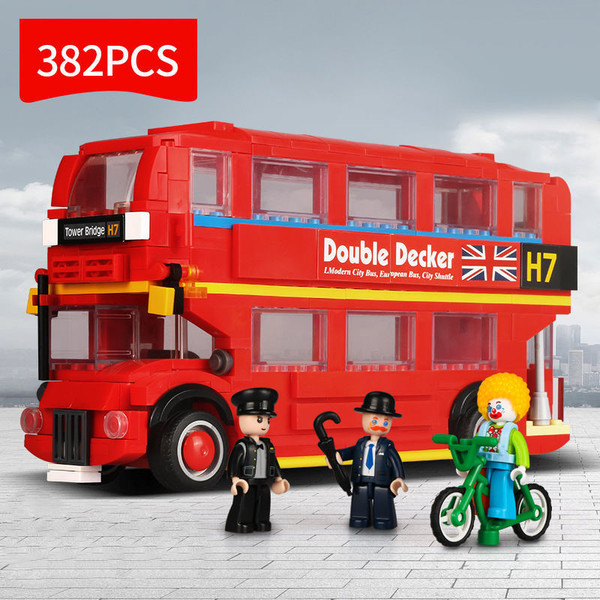 Color: Red - Building block car model Q119-CJWJWJYZ08303-Red