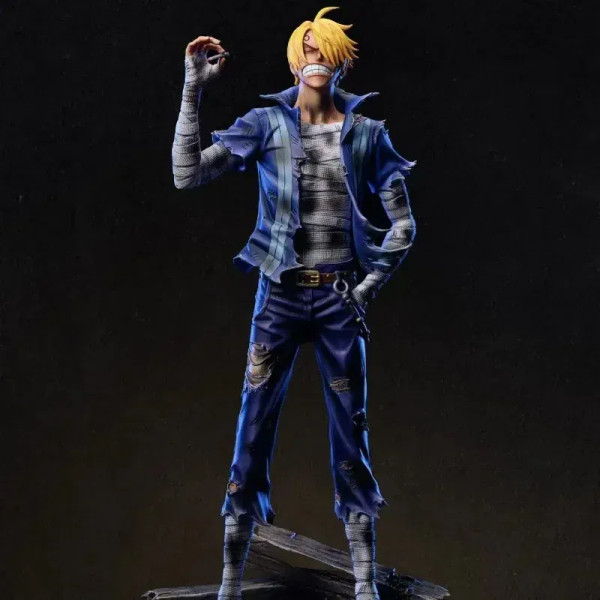 Color: black, Size: 12cm - One Piece Figures 3D2Y Bathed in Blood Zoro Condolence Luffy Sanji Anime F640-12000050142788476