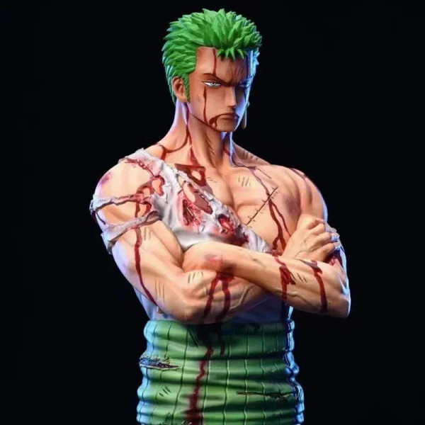 Color: black, Size: 12cm - One Piece Figures 3D2Y Bathed in Blood Zoro Condolence Luffy Sanji Anime F640-12000050142788476