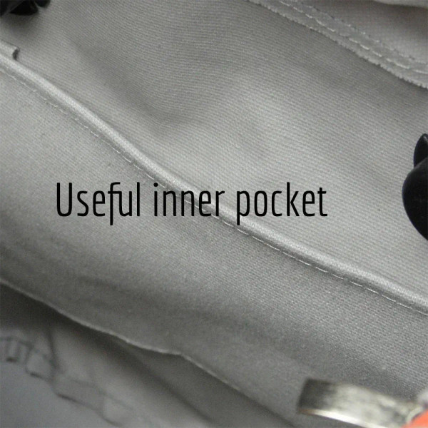 Color: Brown - TANQU New Inner Lining Zipper Pocket for Classic Obag Insert with Inner Waterproof C F640-12000038615883270
