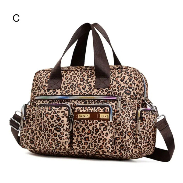 Color: Blue - Casual Large Capacity Women's Travel Bags Easy to Carry Sports Gym Bag Overnight Shou F640-12000043199580224