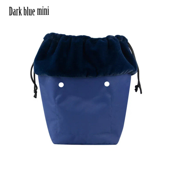 Color: black - 2025 Winter O Bag Large Capacity Classic Mini Plush Fur Furry Organizer Top Drawstri F640-12000039445396119