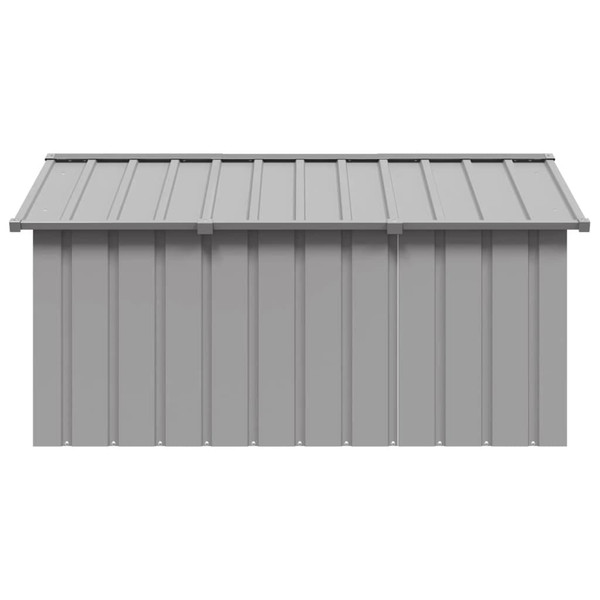 Dog House Gray 45.9"x60.2"x32.1" Galvanized Steel A949-171543