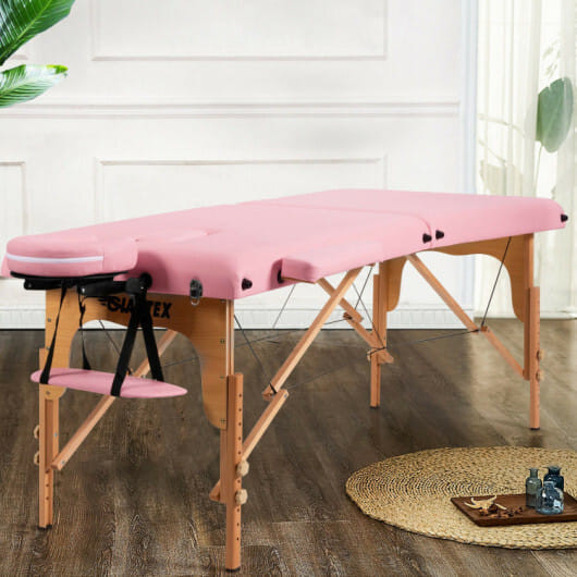 Height Adjustable Facial Spa Bed with Carry Case D681-HeightHB87017PI