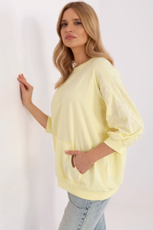 yellow - Sweatshirt model 227683 Rue Paris U704-227683
