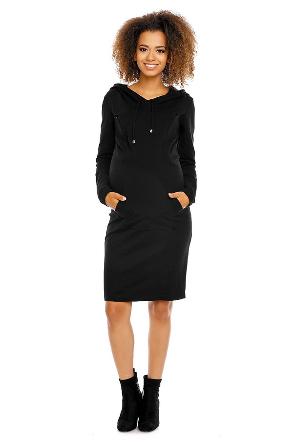 black - Pregnancy dress model 94414 PeeKaBoo U704-94414