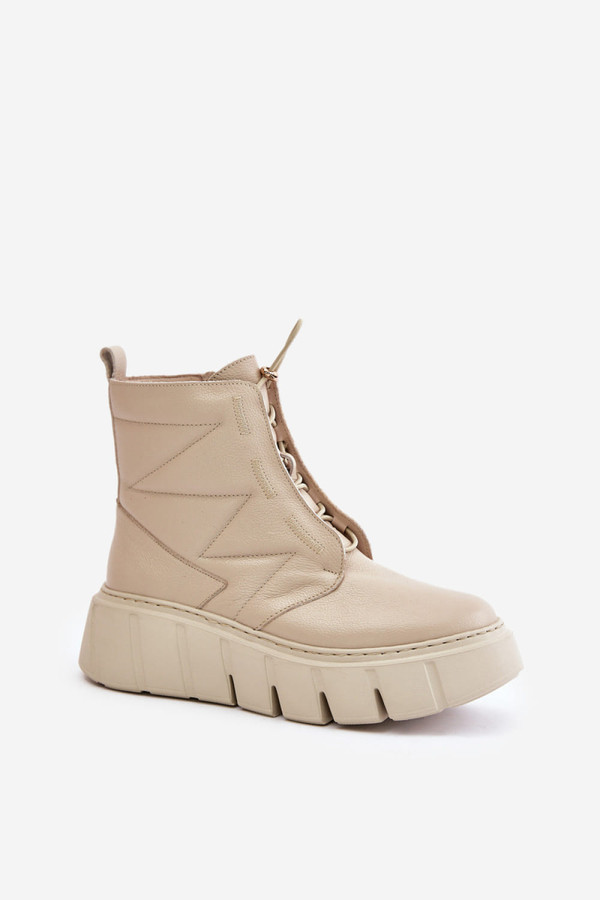 beige - Platform boots model 202820 Step in style U704-202820