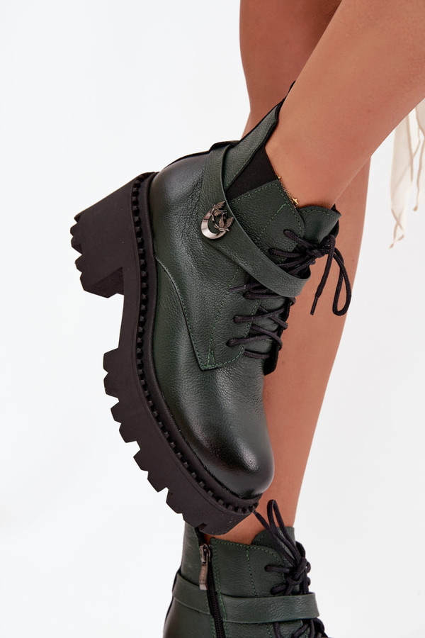 green - Boots model 217798 Step in style U704-217798