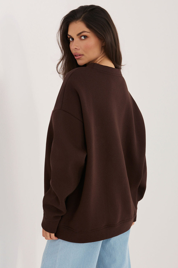 brown - Sweatshirt model 226308 Rue Paris U704-226308