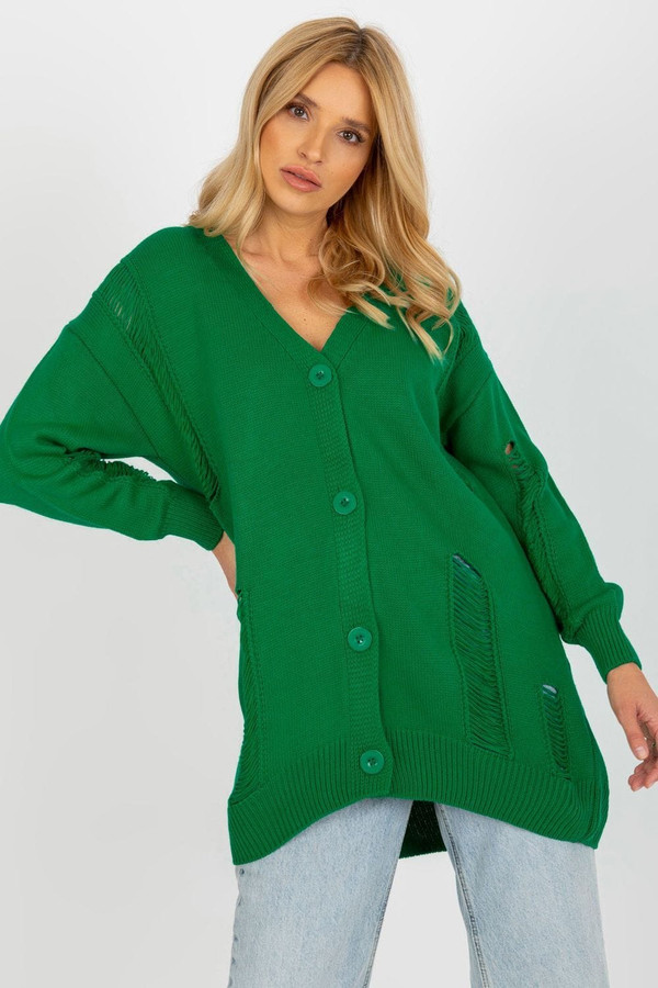 green - Cardigan model 175748 Rue Paris U704-175748