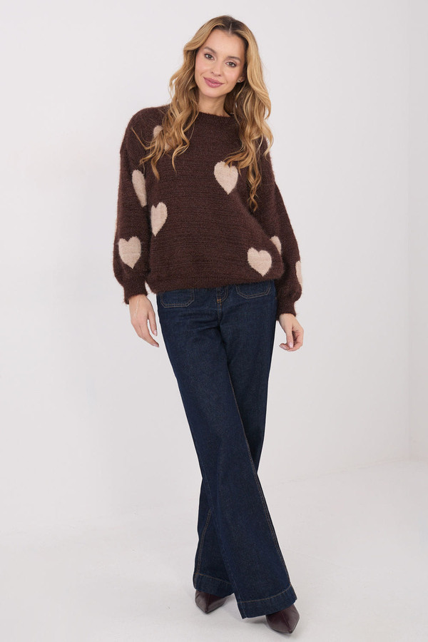 brown - Jumper model 223425 Italy Moda U704-223425