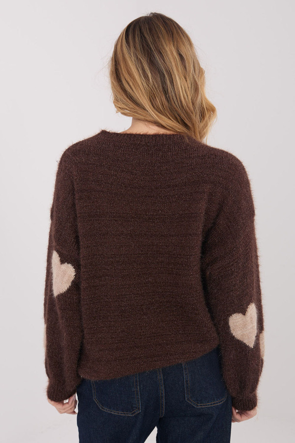 brown - Jumper model 223425 Italy Moda U704-223425
