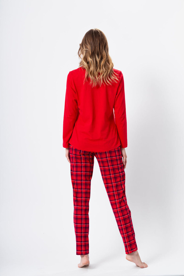 red - Pyjama model 188994 M-Max U704-188994