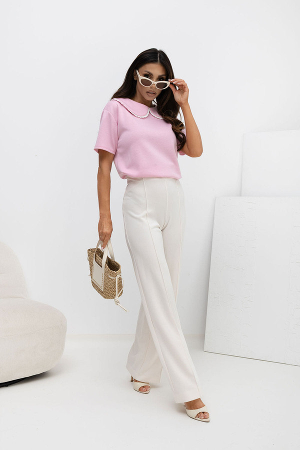 pink - Blouse model 228449 Italy Moda U704-228449