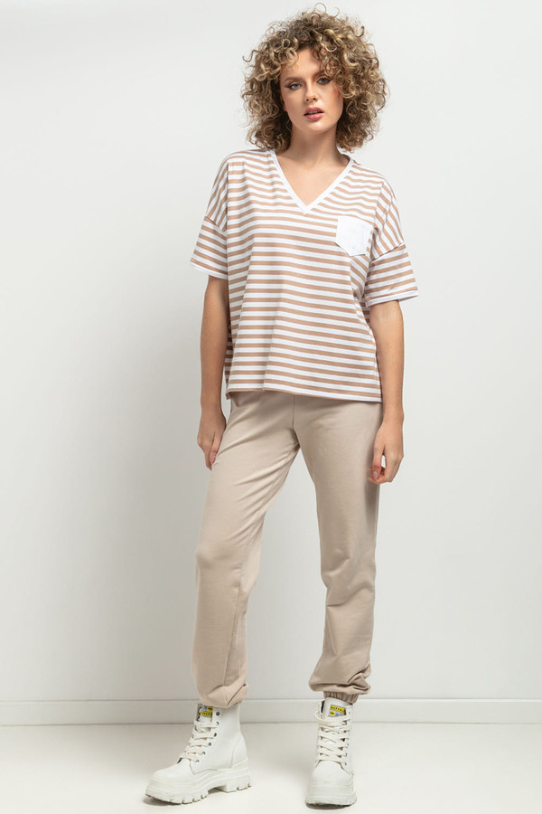 beige - Blouse model 191824 Tessita U704-191824