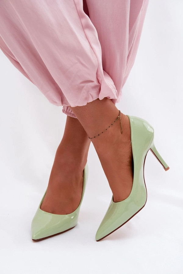 green - High heels model 226546 Step in style U704-226546
