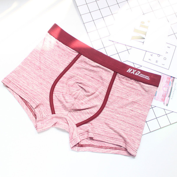 Solid color boxer briefs Sports men's modal cotton tide male boxer shorts Huaxi pants Q119-CJNSNYYD00014