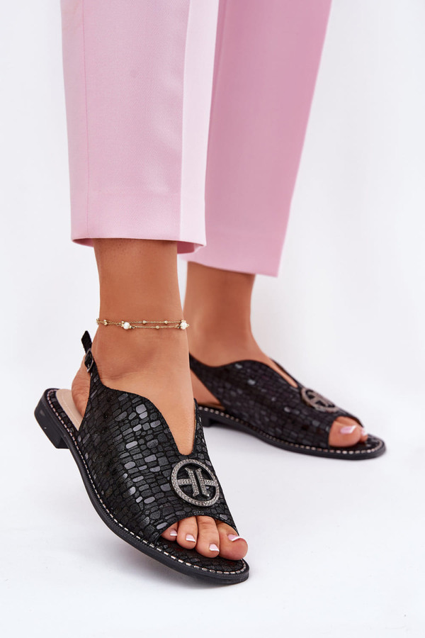 black - Sandals model 215708 Step in style U704-215708