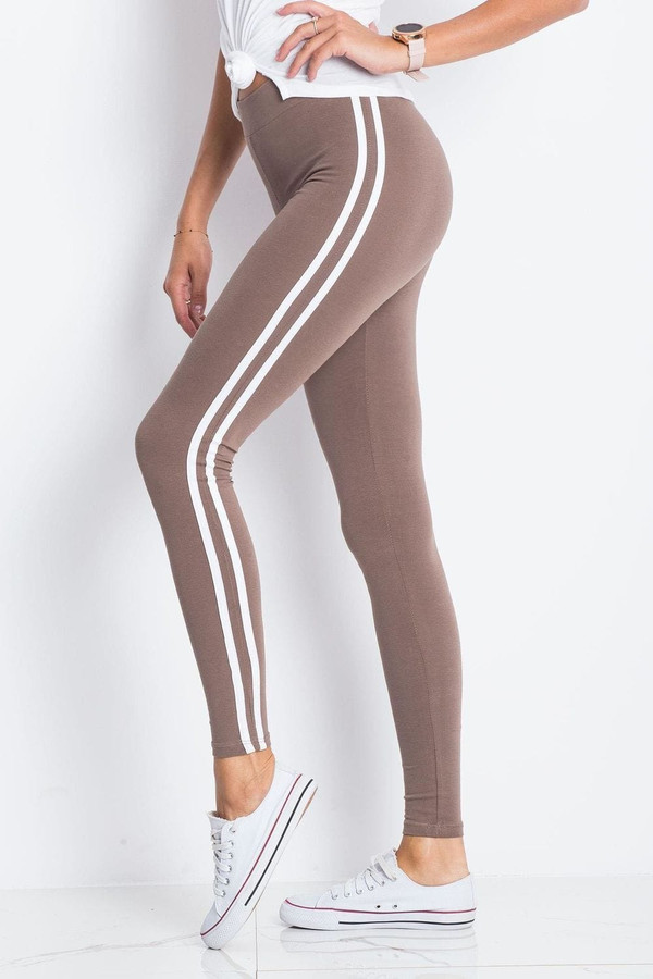 beige - Long leggings model 162844 BFG U704-162844
