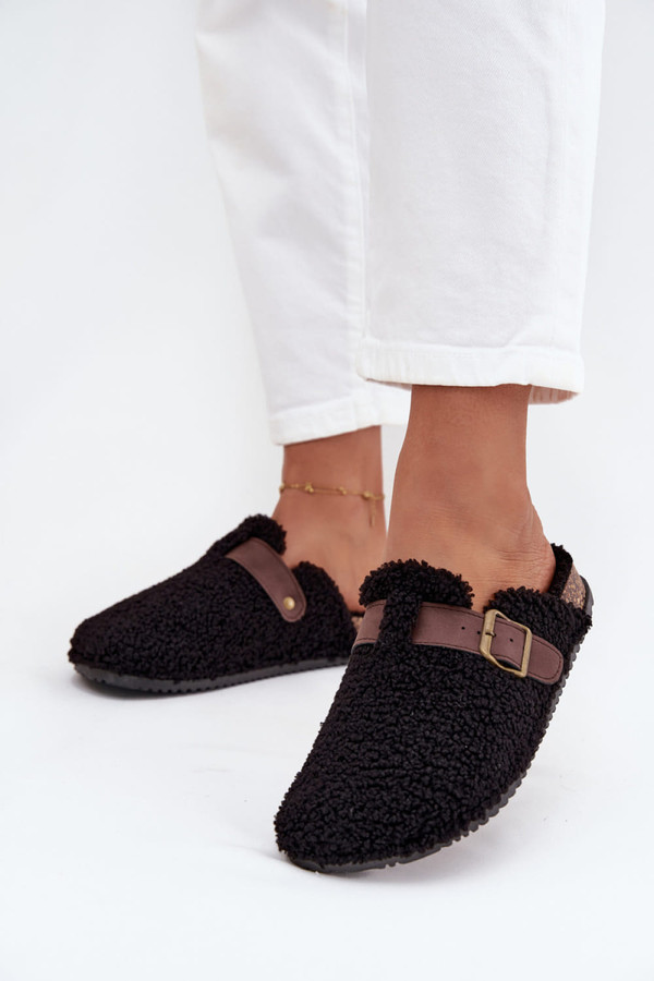 black - Slippers model 217490 Step in style U704-217490