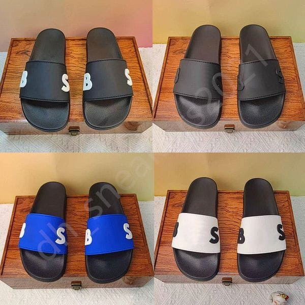 Color: #8 - Size: Men US 10=UK 9=EUR 44 - Designer Slippers Men Slides letter Sandals leather Black Y829-1481411988224581746