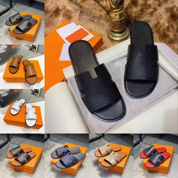 Color: #4 - Size: EUR=39 - 2025 Designer Slippers Sandals Women's Men mens shoes H Fashion slippers Y829-1471647814152052757