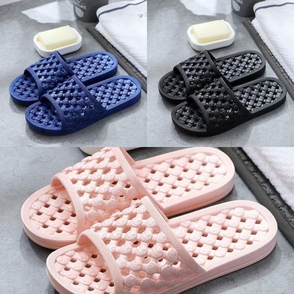 Color: #1 - Size: EUR=40-41 - free shipping Slides Designer Sandals for Womens Mens beach Flat Slip Y829-1462204240634884150