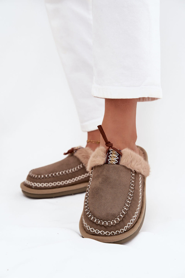 green - Slippers model 217485 Step in style U704-217485