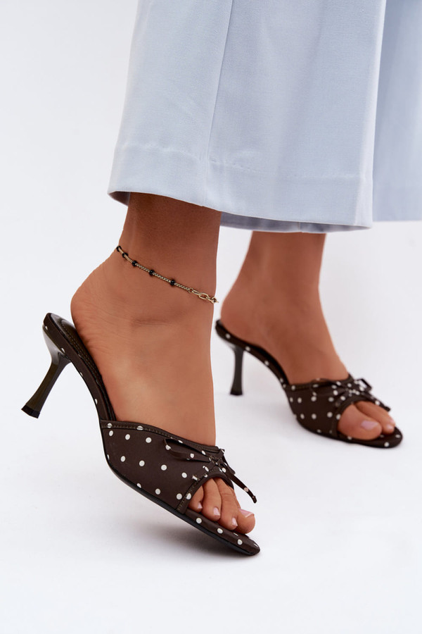 green - Heeled sandals model 227939 Step in style U704-227939