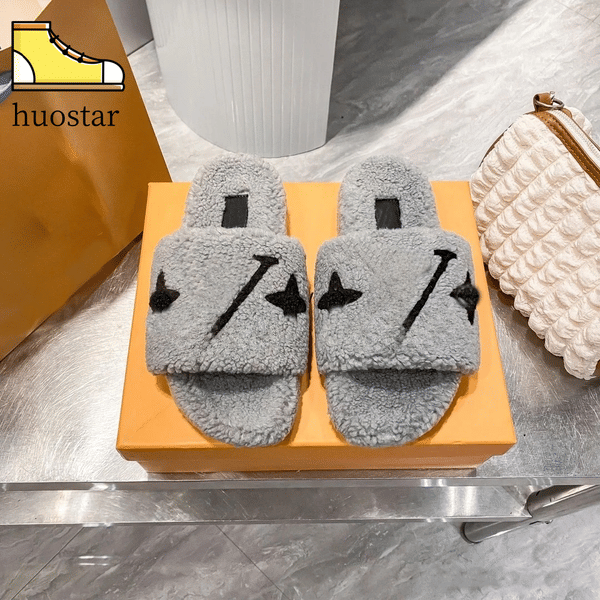 Color: Color_9 - Size: Size35 - Slippers Fluffy Plush Basketball Slipper Winter Sneaker Home Shoes  Y829-1444489028584914968