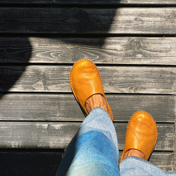 Leather Slippers Home Non-slip Slippers Q119-CJYD2571096