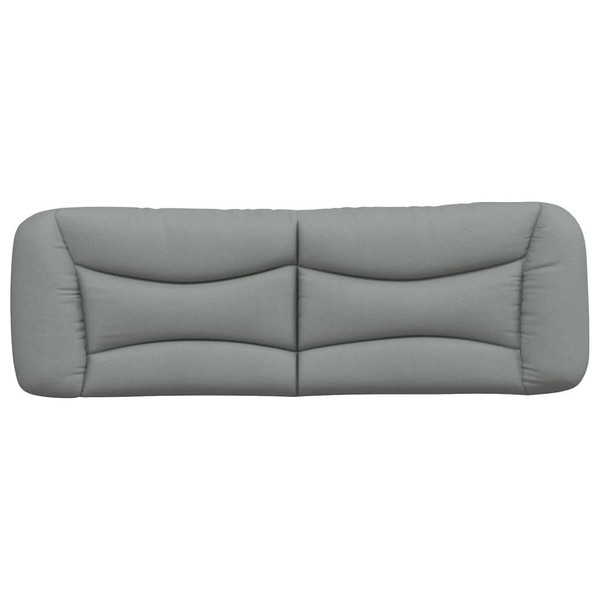 Headboard Cushion "Hvar" Light Gray 59.8" Fabric A949-374628