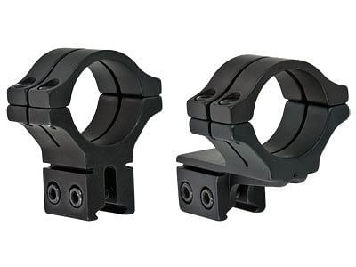 BKL 30mm Rings, 3/8" or 11mm Dovetail, Double Strap, Offset, Matte Black P892-PY-A-2909