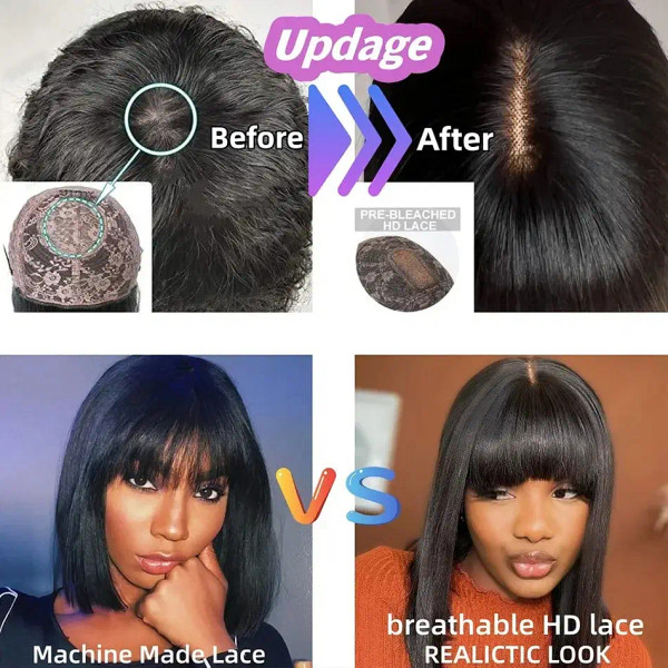 Stretched Length: 22INCHES, Hair Color: #1, Density: 180%, Ships From: CHINA - Wiggogo 3X1 Middle P F640-12000045834115555