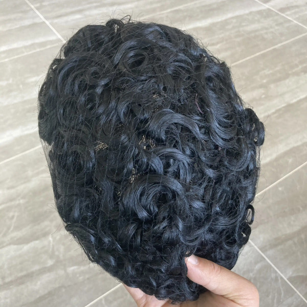 Toupee Color: 1750#, Toupee Density: 110%, Length: 6 inches, Toupee Size: 8x10, Toupee Design: free F640-12000036048296888
