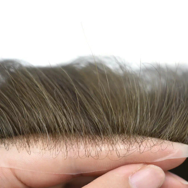 Toupee Color: 1B65#, Toupee Density: 100%, Length: 6 inches, Ships From: CHINA, Toupee Size: 8x10 - F640-12000032342102694