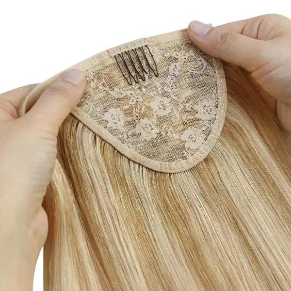 Color: #16, Life Span: 6 Months With Proper Care, Stretched Length: 16inches - VeSunny Human Hair P F640-12000038164962736