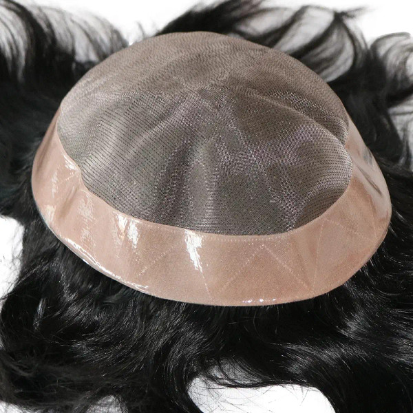 Toupee Color: 5R#, Toupee Density: 110%, Length: 6 inches, Toupee Size: 7x9, Toupee Design: free -  F640-12000028413437692