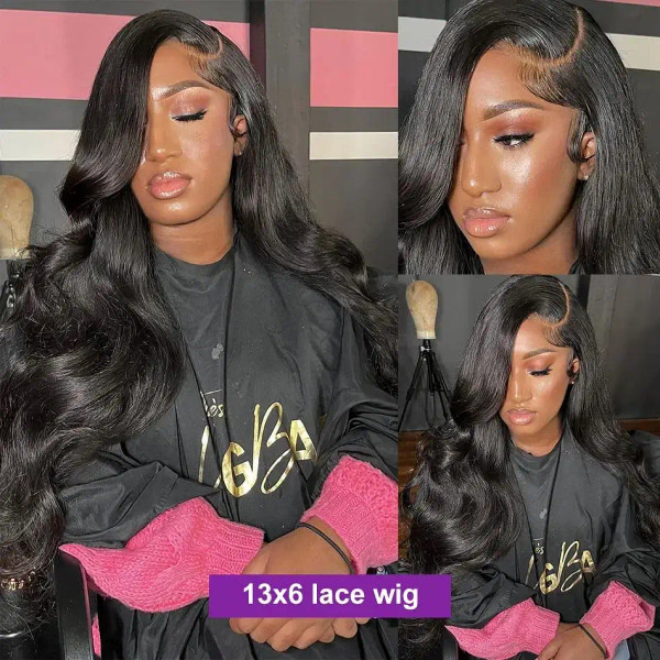 Ships From: CHINA, Stretched Length: 26inches, Density: 180%, Lace Size: 13x4 - Body wave hd transp F640-12000044710309124