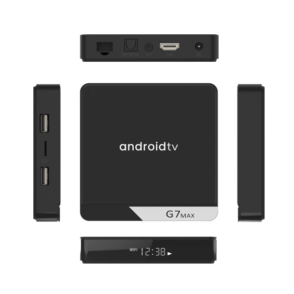 Color: pink, Plug Type: US Plug - G7 Max Smart TV Box Android 11 S905X4 4GB 64GB 1000M AV1 4K HD 2. F640-12000034874115022