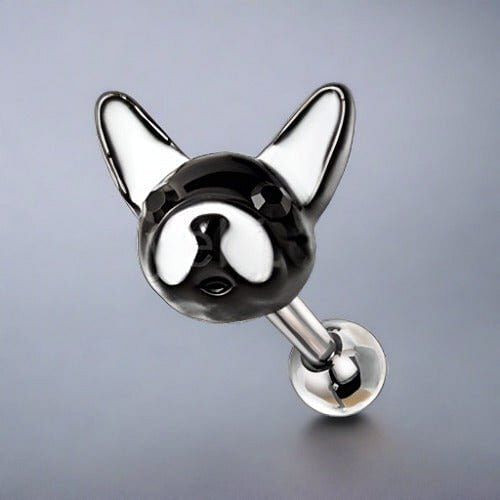 316L Stainless Steel "ARI" the Frenchie Cartilage Earring T575-S0671357488