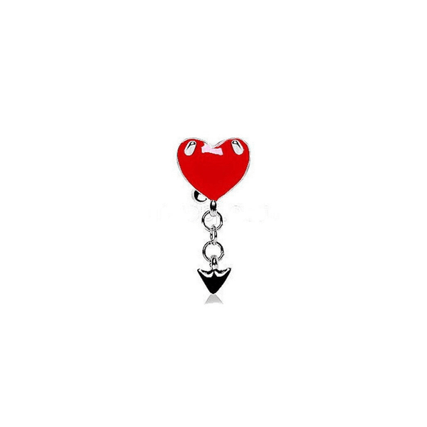 Devil's Heart Top Down Navel Ring T575-S0671357544