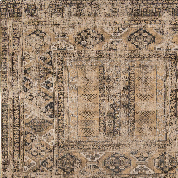 9' X 13' Brown Oriental Non Skid Area Rug N270-548513
