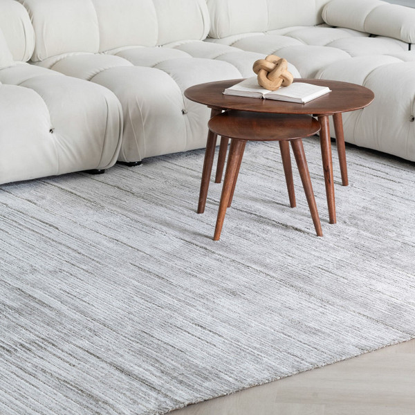 7' X 10' Gray Abstract Area Rug N270-570069
